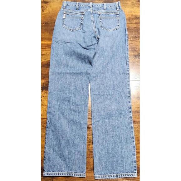 Cinch Up Mens White Label Straight Jeans Blue Medium Wash Denim Size 33x34 - Picture 6 of 6